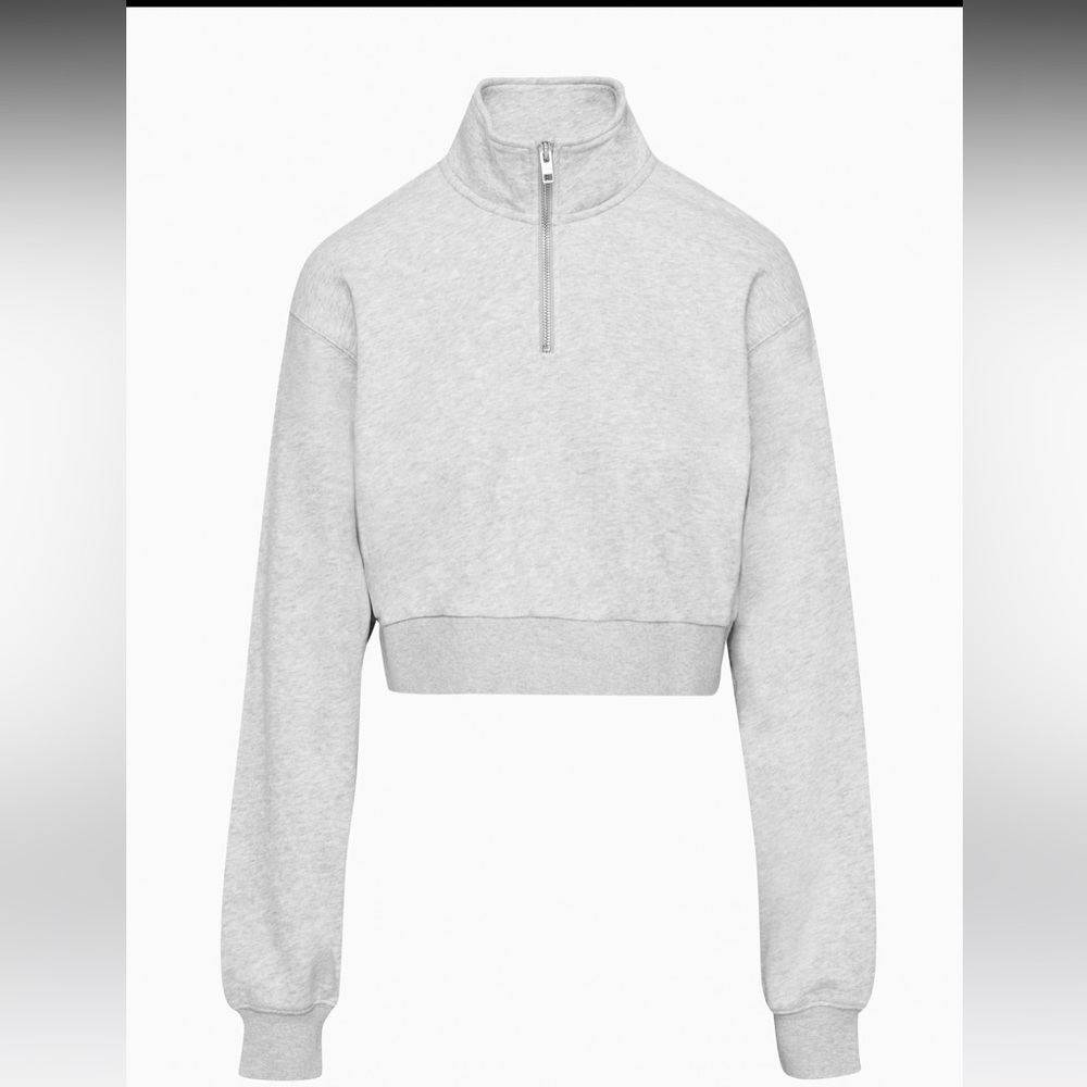 Aritzia Tna Cozy Fleece 1/4 zip Sweatshirt